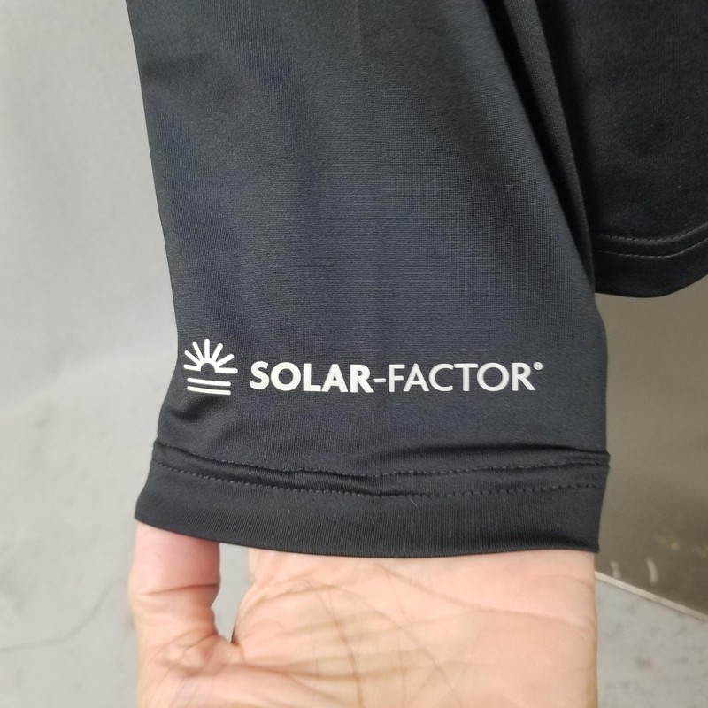 Habit Pullover Mens Large Black 1/4 Zip Solar-Factor Fishing Long Sleeve gallery