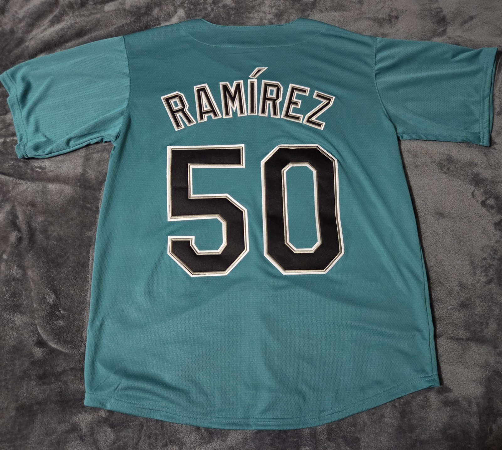 Fast Free Shipping! Small Agustín Ramírez Florida Marlins Stitched Jersey 50 gallery