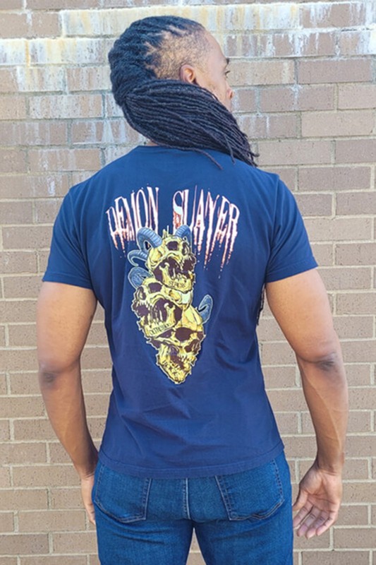Iron Gods Demon Slayer Gym T-Shirt, Gift For Dad, Workout Shirt, Mens Gym Outfit gallery