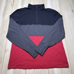 Lululemon Surge 1/4 Zip Performance Pullover Fleece Color block Men Size Large