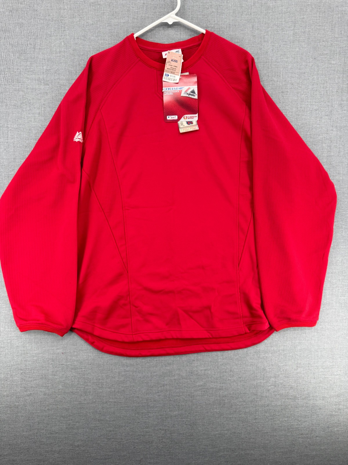 Majestic Cincinnati Reds MLB Thermal Shirt Mens L Red NWT gallery