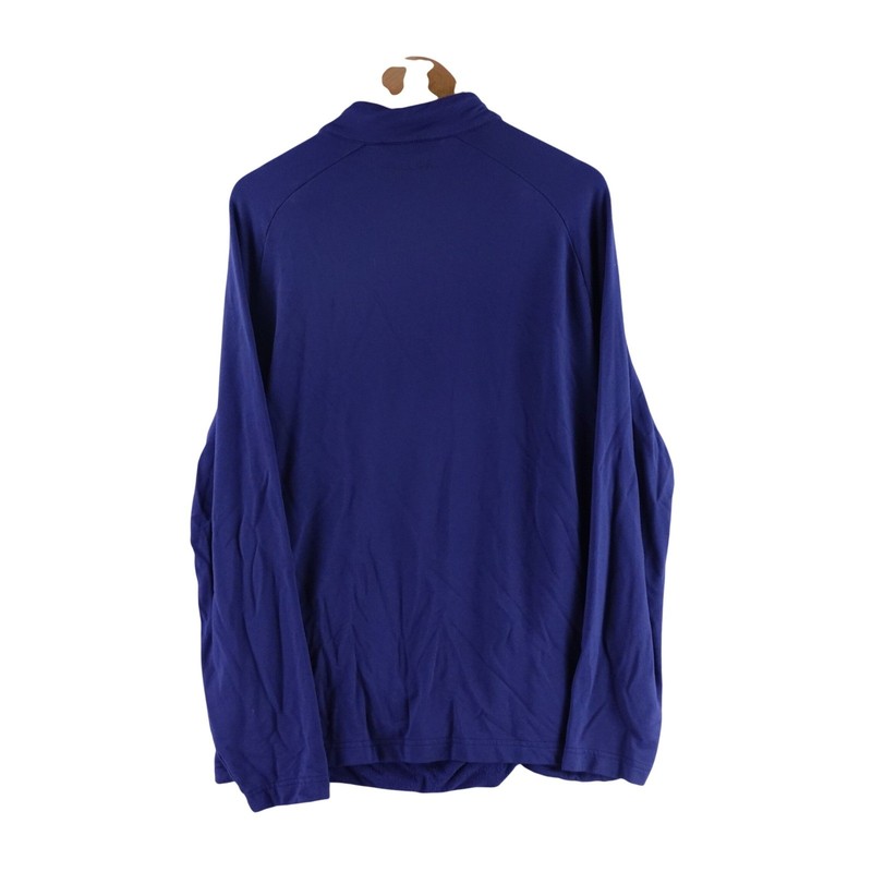 Travis Mathew Mens M Royal Blue Quarter Zip Pullover Cloud Golf Activewear Shirt gallery