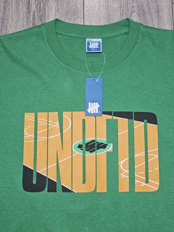 UNDFTD Undefeated Half Court Basketball Long Sleeve Shirt Green Mens Size Medium gallery
