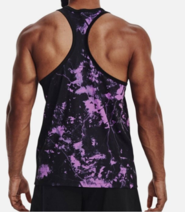 Under Armour Project Rock Iron Paradise Tank Top Black Men Size XL Extra Large gallery