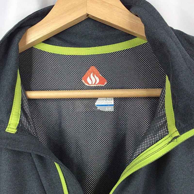 Columbia Omni-Heat 1/4 Zip Pullover Shirt Men's Size Small Gray Base Layer gallery