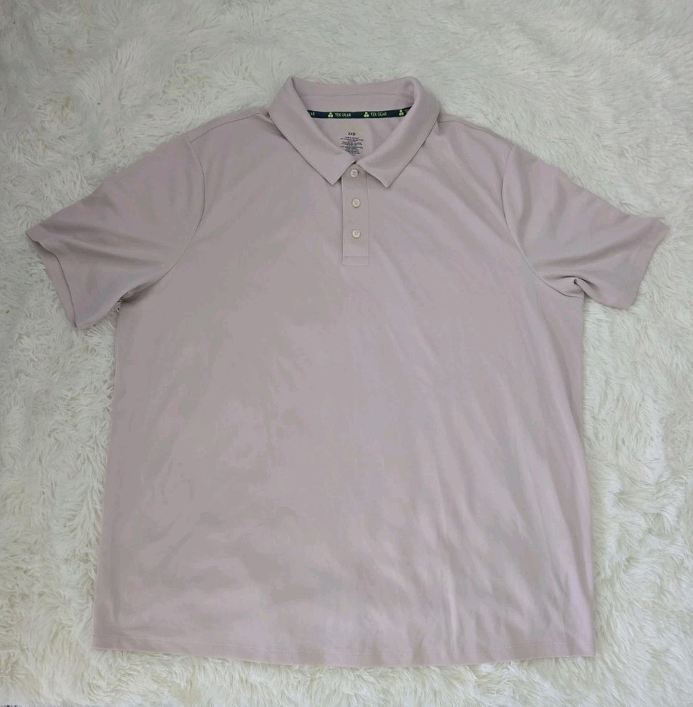 Tek Gear Big & Tall Men's 2XB Classic Fit Short Sleeve Golf Polo Shirt. New With