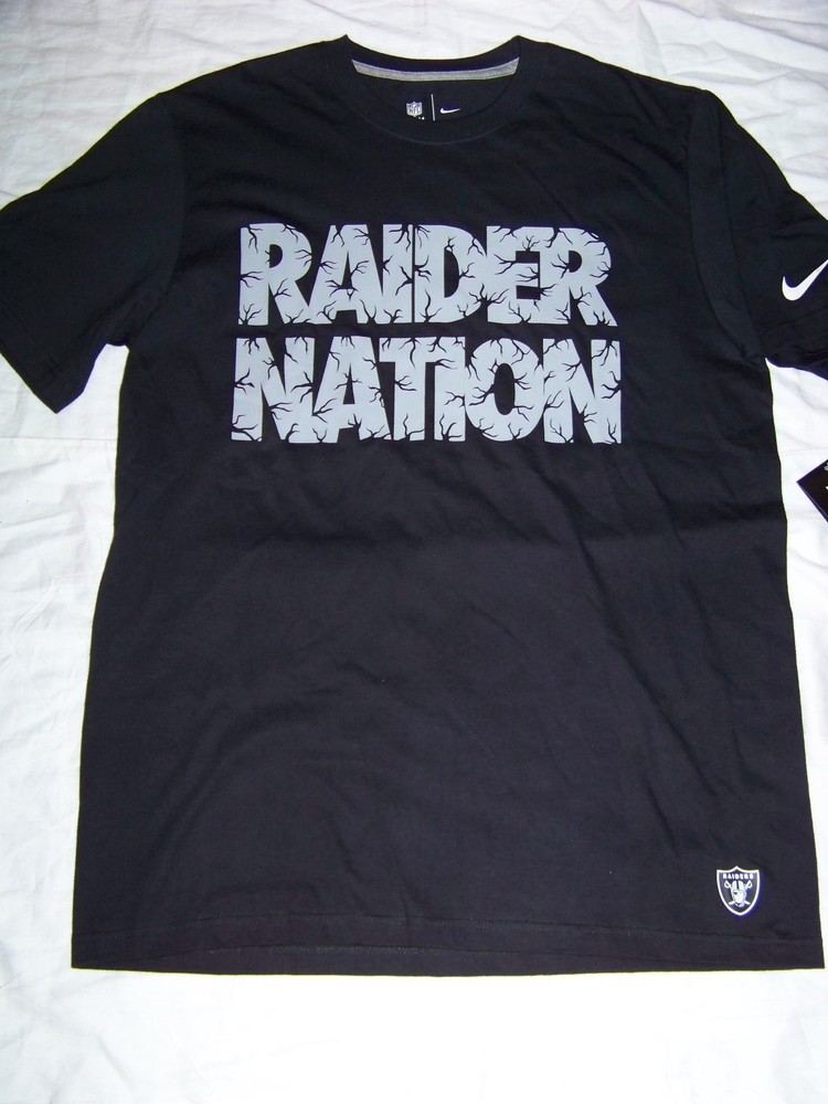 Nike Men's Oakland Raiders Raiders Nation Shirt NWT