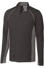 Clique Ice Pique Colorblock Mens Half Zip Tech Pullover