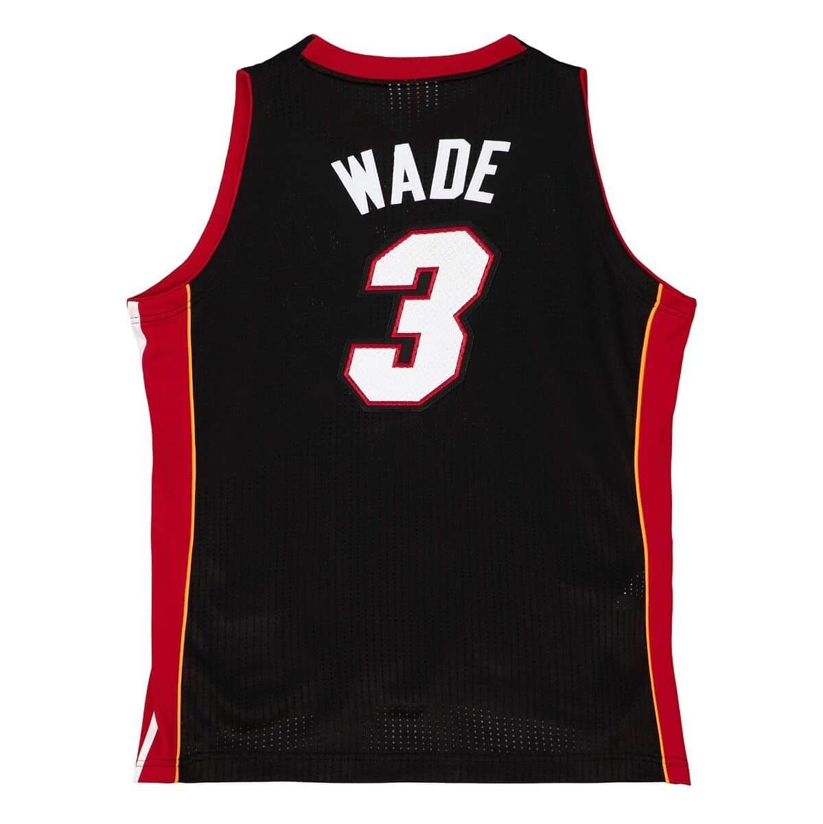 MITCHELL & NESS NBA ROAD FINALS JERSEY MIAMI HEAT 2012 DWYNE WADE gallery