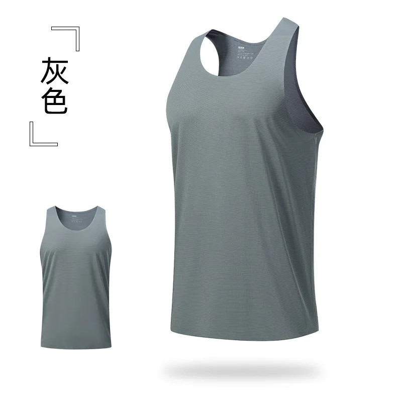 New men's vest. Mesh, quick-drying, for outdoor sports. Sleeveless, top-level li gallery