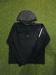 Adidas Shirt Mens Medium Black Long Sleeve Pullover Hoodie
