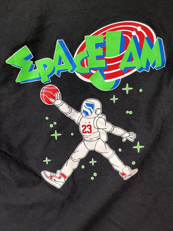 Champion Authentic €pace Jam T-Shirt Medium Men’s Black Long Sleeve Graphic gallery