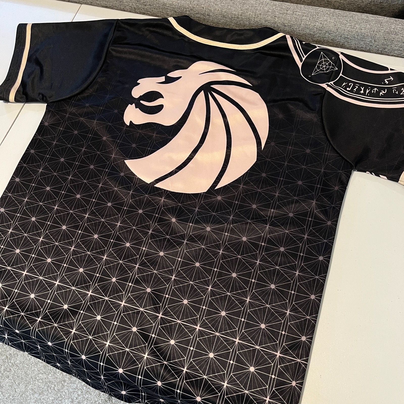 Seven Lions x Ophelia Records Baseball Jersey Mens 2XL EDM Festival Short Sleeve gallery