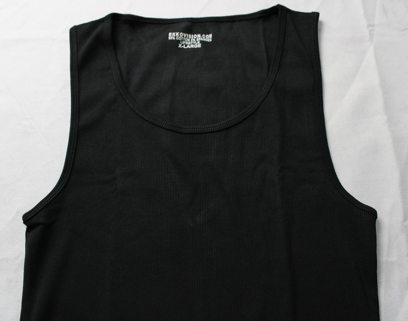 Ekkovision Men's EKKO Soft Light Lifestyle Beater Tank Top DH3 Black XL NWT gallery