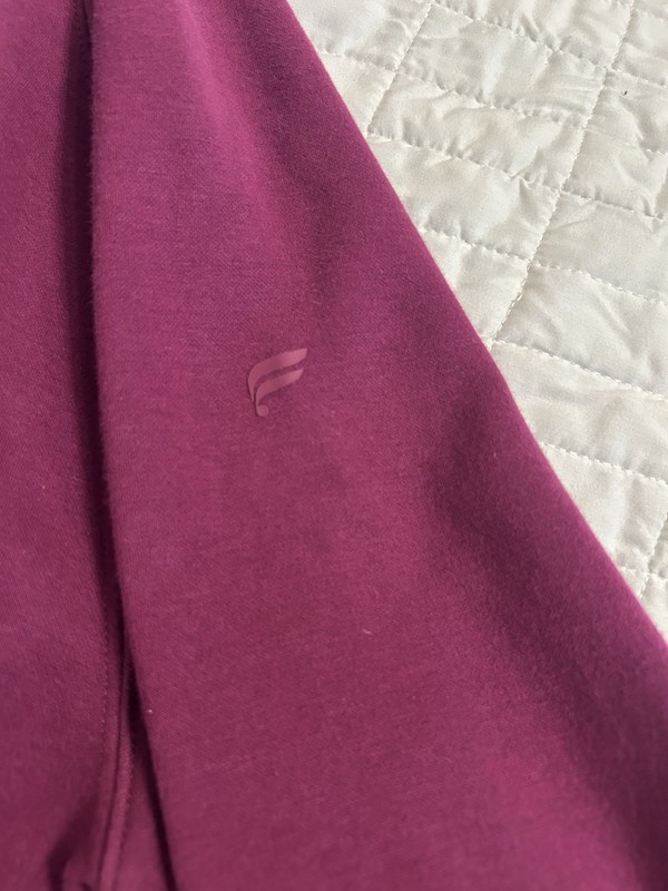 Fabletics Go-To Quarter Zip Pullover Men’s Large Purple Athletic Sweater gallery