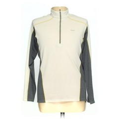 Patagonia Men’s 1/4 Zip Funnel Neck Light Weight Pullover in Cream size XL