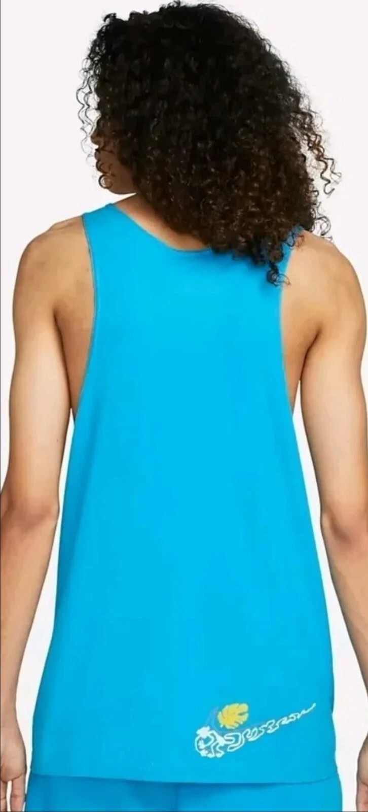 Nike Sportswear Spring Break Graphic Print Men's Blue Tank Top Large Unisex NWT gallery