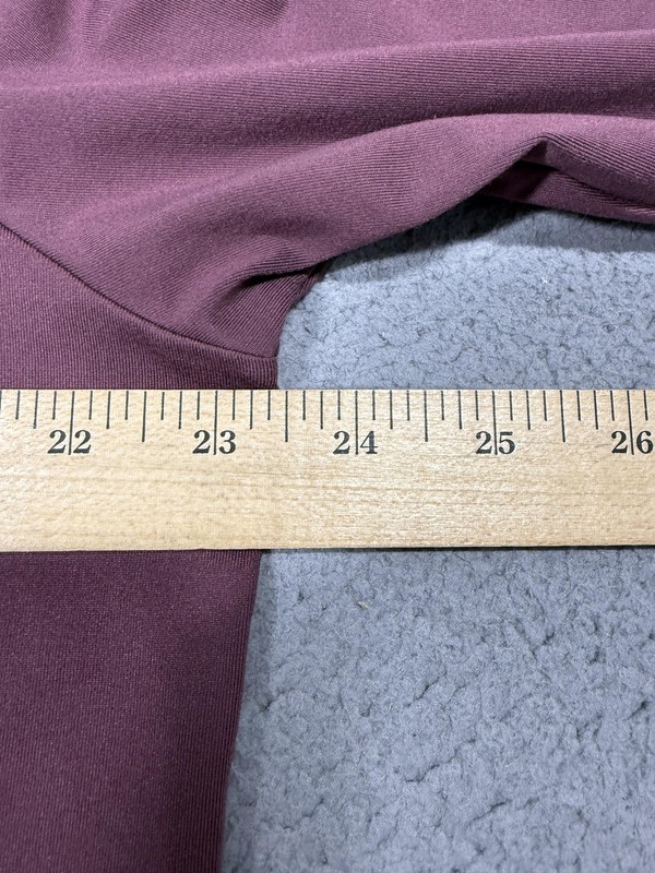 Barbell Shirt Mens XL Purple Long Sleeve Henley Raglan Athletic Performance Top gallery