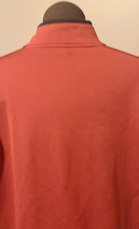 Nike Golf Mens 1/4 Zip Pullover L Red Lined Long Sleeve Shirt Jacket Casual Top gallery