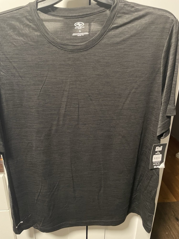 Athletic Works Men's Moisture Wicking DriWorks Short Sleeve Shirt Size XL NWT