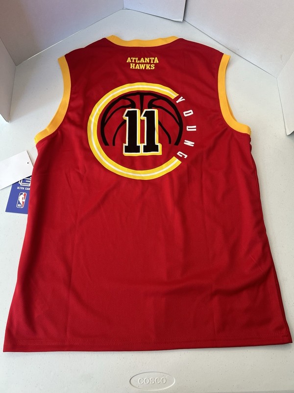 NBA Atlanta Hawks Basketball Tank Jersey #11 Trae Young - Size Large NEW!!! gallery
