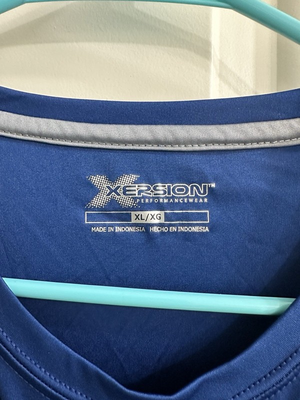 Xersion Men’s 3-Pack Performance Lightweight Tee Size XL Blue Grey White gallery