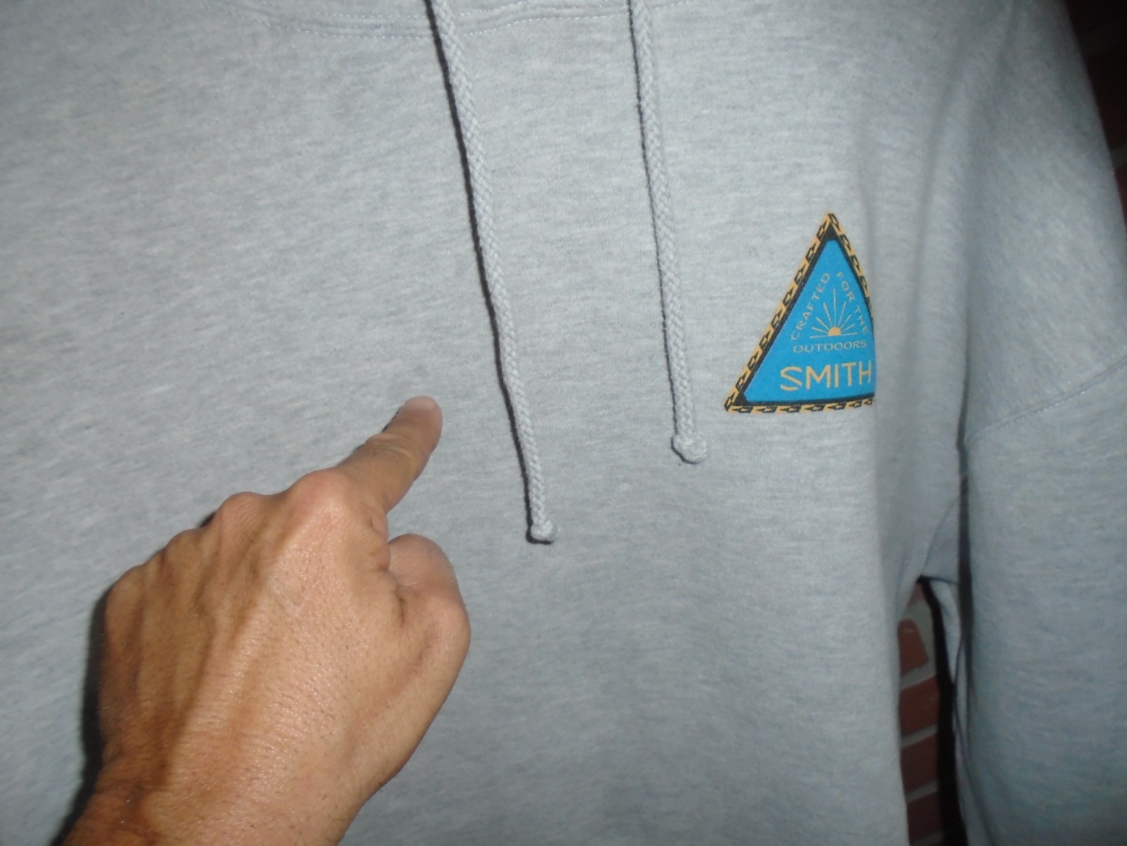 SMITH -CRAFTED FOR THE OUTDOORS LOGO HOODIE SWEATSHIRT MENS SIZED SEE PICTURES gallery