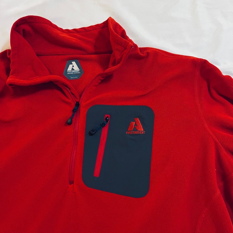 Lot/3 mens Eddie Bauer First Ascent quarter zip fleece chest pocket Xlarge Tall gallery
