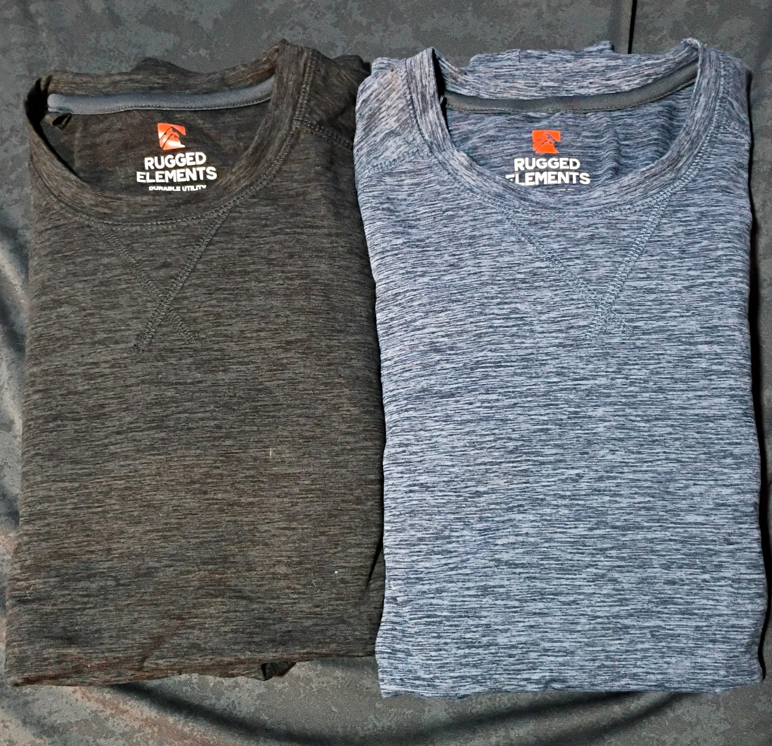 Rugged Elements Durable Utility 2-Pack Long Sleeve Crew Neck Shirts Men's M gallery