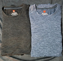 Rugged Elements Durable Utility 2-Pack Long Sleeve Crew Neck Shirts Men’s M