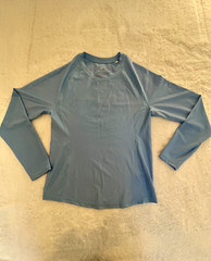 HODO SPORTS Men’s Size Small Long Sleeve Athletic Tee Shirt Blue