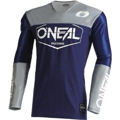 Oneal MAYHEM Jersey Adult Small HEXX V.22 Blue/Gray Long Sleeve
