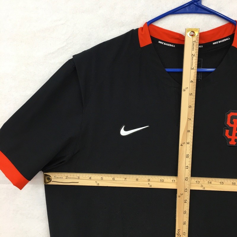 Nike San Francisco Giants MLB Authentic Collection Warm Up Jersey Black Mens L gallery