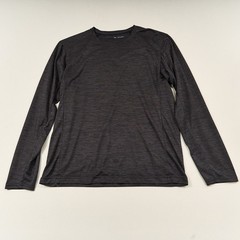 REI Base Layer Shirt Mens M Gray Polyester Long Sleeve Polyester