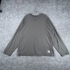Rugged Elements Durable Utility Shirt Mens XL Green Marled Pullover Crew Neck