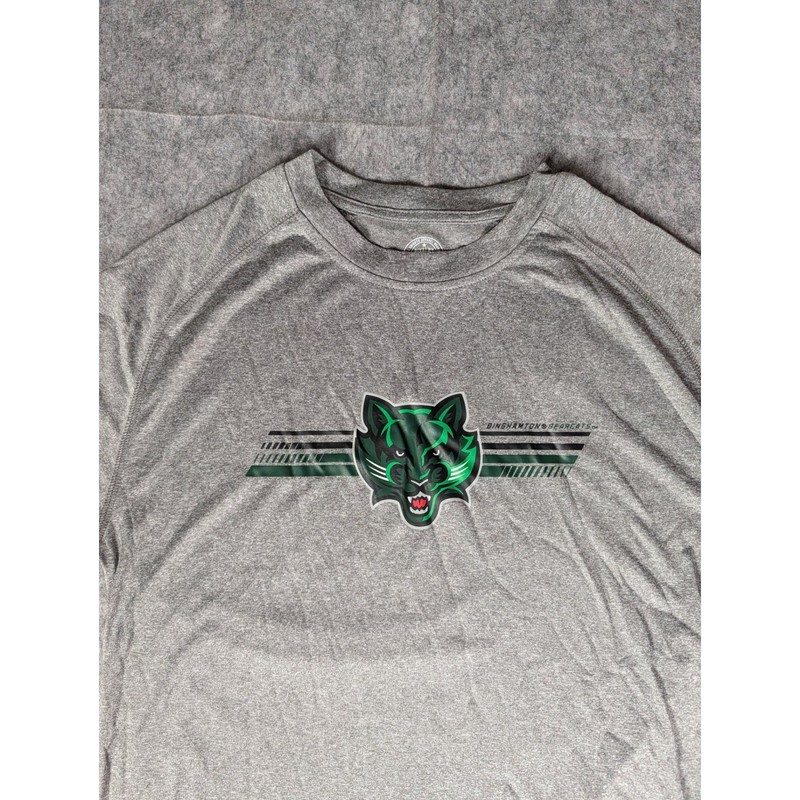 Rivalry Threads Binghamton Bearcats NCAA Performance T-Shirt Mens Gray XL New gallery
