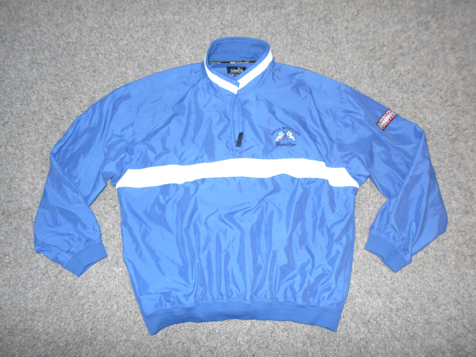 ASHWORTH 2003 PUMPKIN RIDGE WOMENS GOLF OPEN MENS XL 13 ZIP PULLOVER gallery