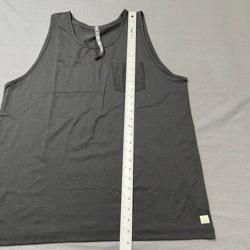 Vuori Tradewind Performance Tank Top Men's Size XL Black Sleeveless Pullover gallery