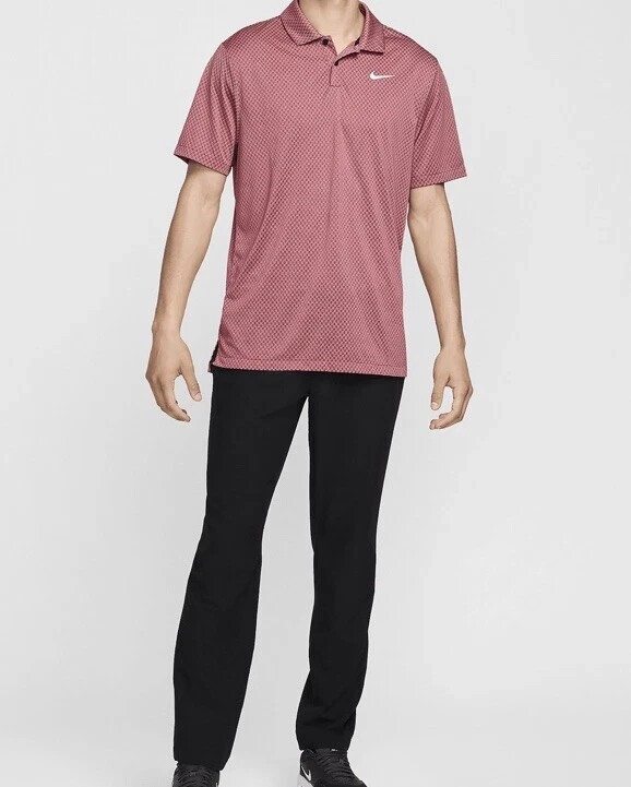$80 Nike Men's Dri-Fit Tour Short Sleeve Golf Polo FD5741-626 Size Small gallery