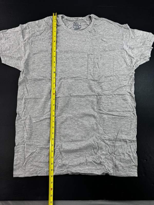 Fruit Of The Loom Mens T-Shirt Size Large Gray Short Sleeve NEW gallery