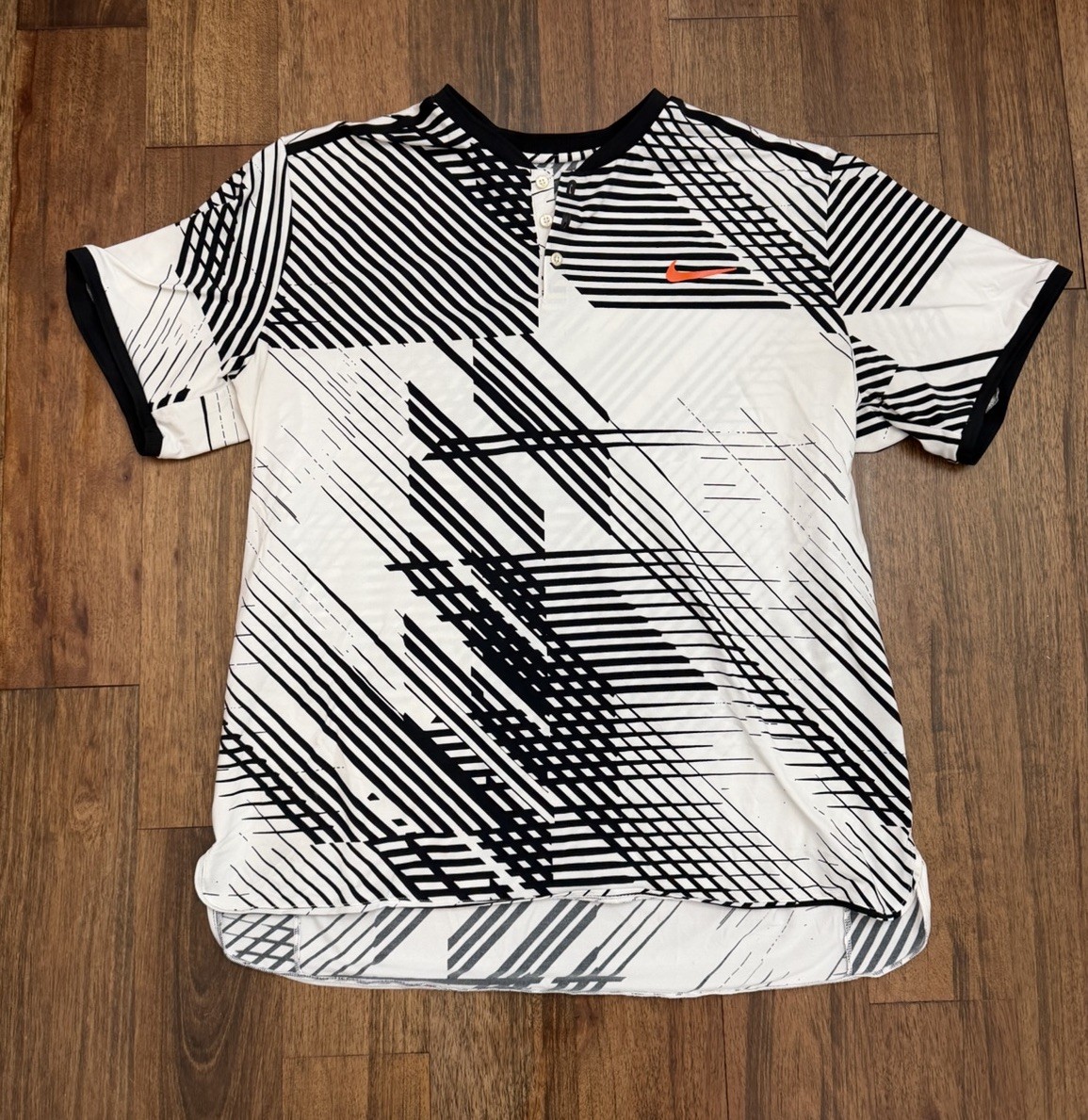 Nike Roger Federer RF Advantage 2017 Australian Open Henley Tennis Polo Size XXL gallery