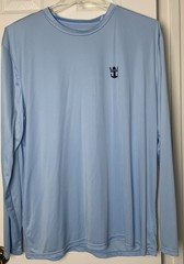 Royal Caribbean Cruise Performance Shirt Mens XXL Blue Sun Protection Preowned