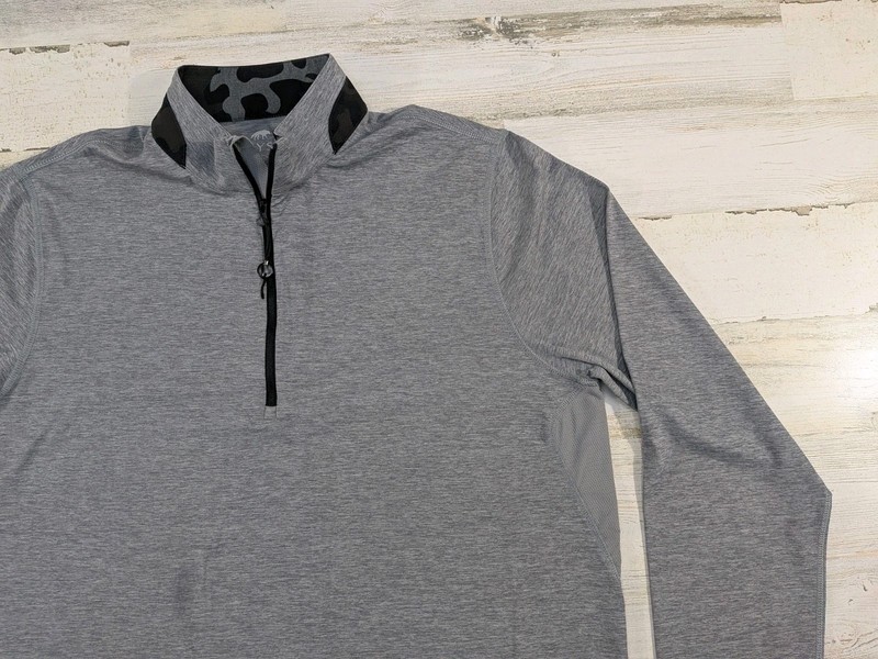 Greyson Sweater Mens Extra Large Gray Performance Quarter Zip* gallery