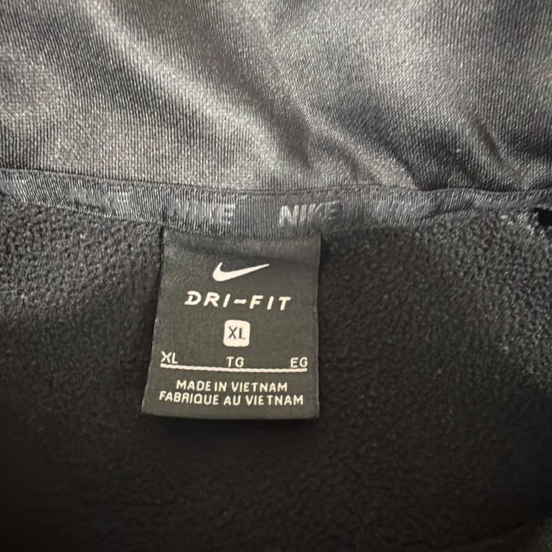 Nike Men’s Quarter Zip Pullover 1/4 Zip Long Sleeve Black Dri-fit Size XL Golf gallery