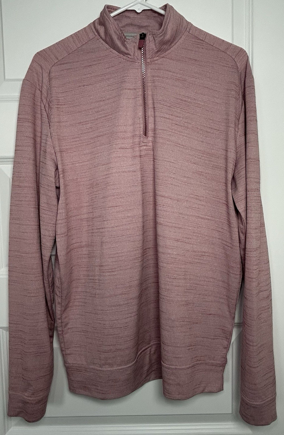 Johnnie O Quarter 1/4 Zip Apex Golf Performance Pullover Mens Medium Malibu Red gallery