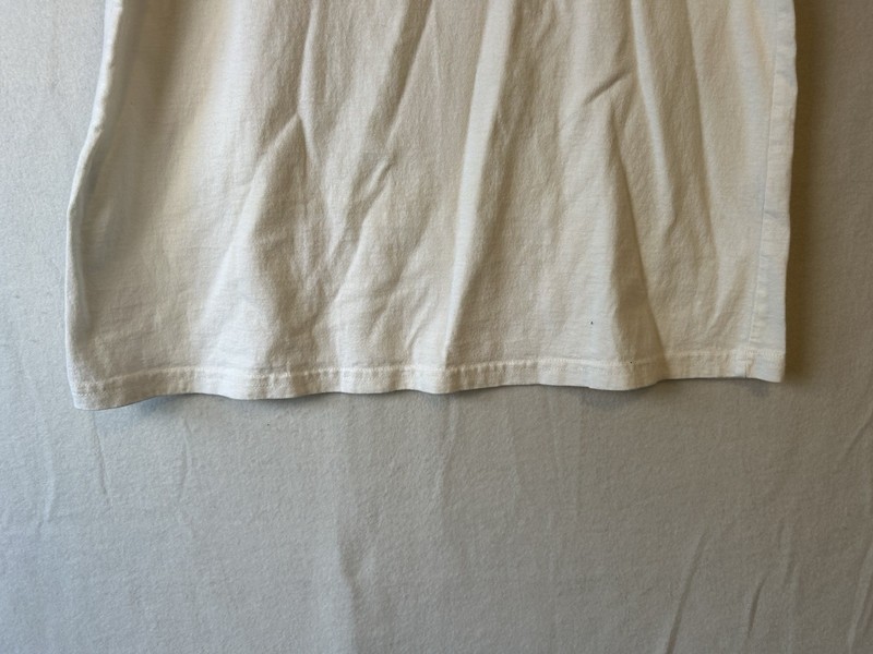 White Mens Nike Cut off Tank Top Size 2XL #1339 gallery