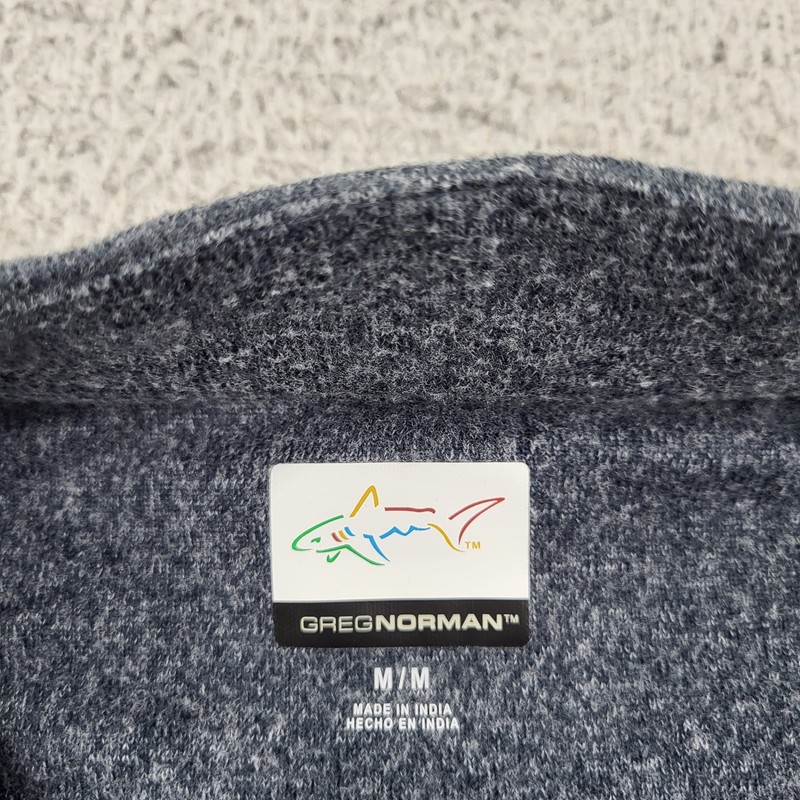Greg Norman 1/4 Zip Pullover Mens Medium Performance Heather Embroidery gallery