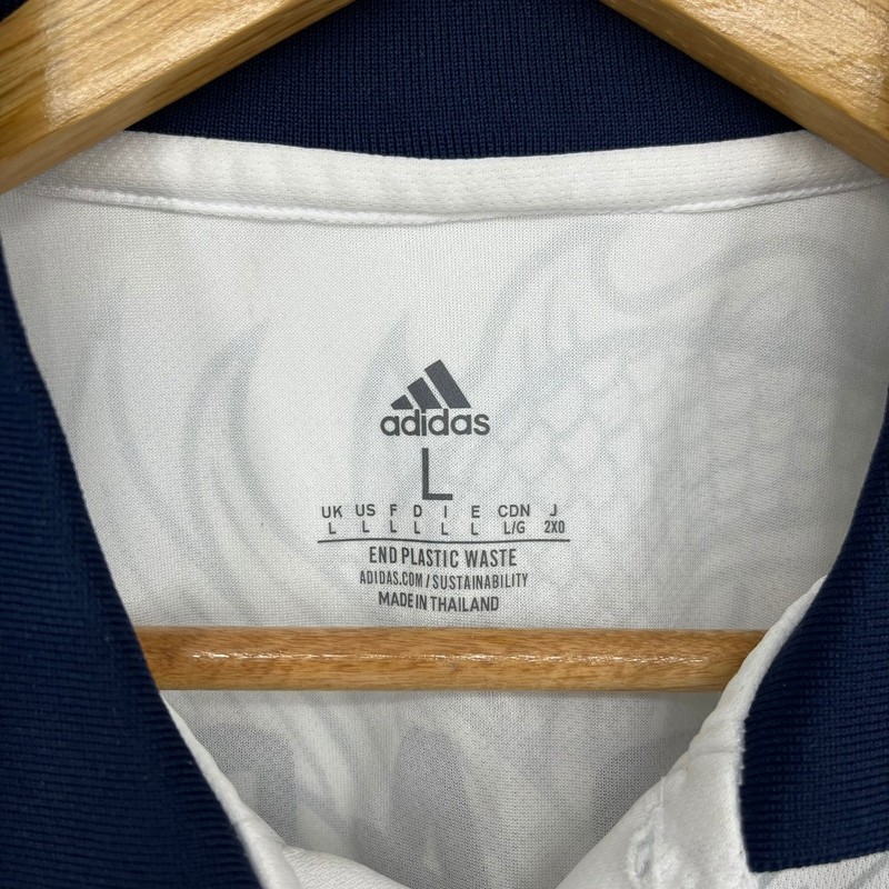 Adidas Real Madrid Kylian Mbappe #9 Dragon Graphic Soccer Jersey Mens L White gallery