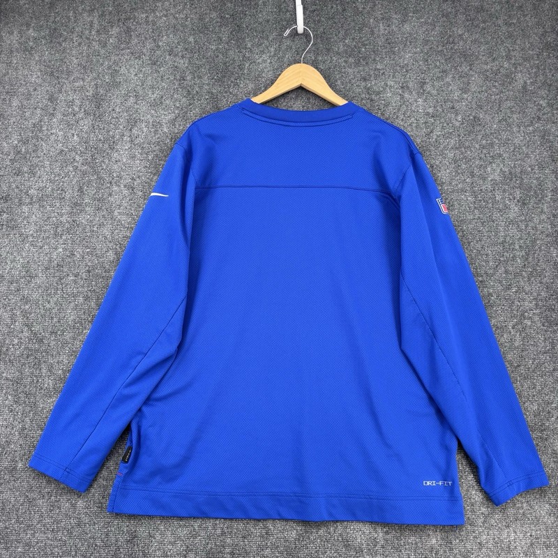 Nike Dri Fit Blue Sideline On Field Lockup Shirt NFL Buffalo Bills Men’s XL gallery