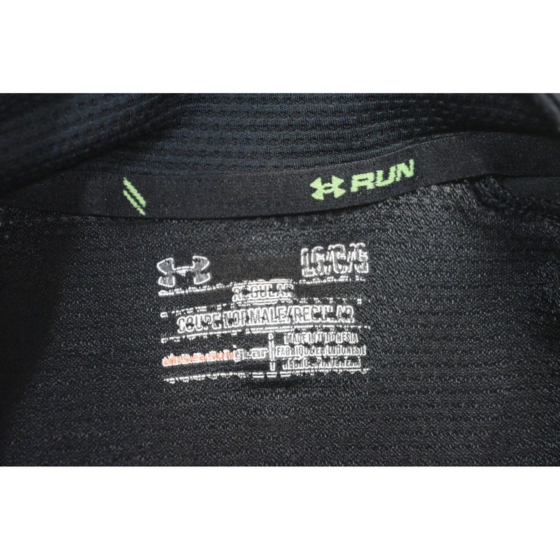 Under Armour Run Pullover Athletic Jacket Mens Large Black 1/4 Zip Excellent gallery